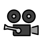 Movie Camera SVG Icon